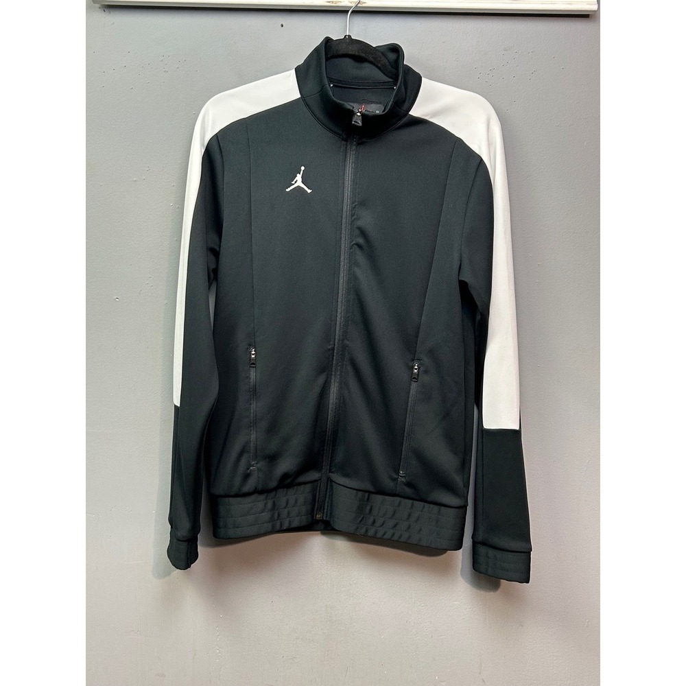 Jordan‎ Nike Track Jacket Full Zip Black and White Mens Small